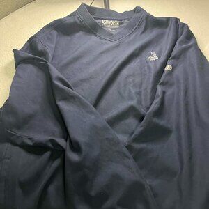 Ashworth Golf windbreaker jacket pullover Pinehurst Golf Club XL Navy